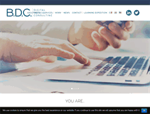 Tablet Screenshot of bd-consultants.com